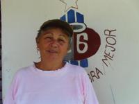 Enelia Ávalos, directora de la fábrica de bloques para la construcción